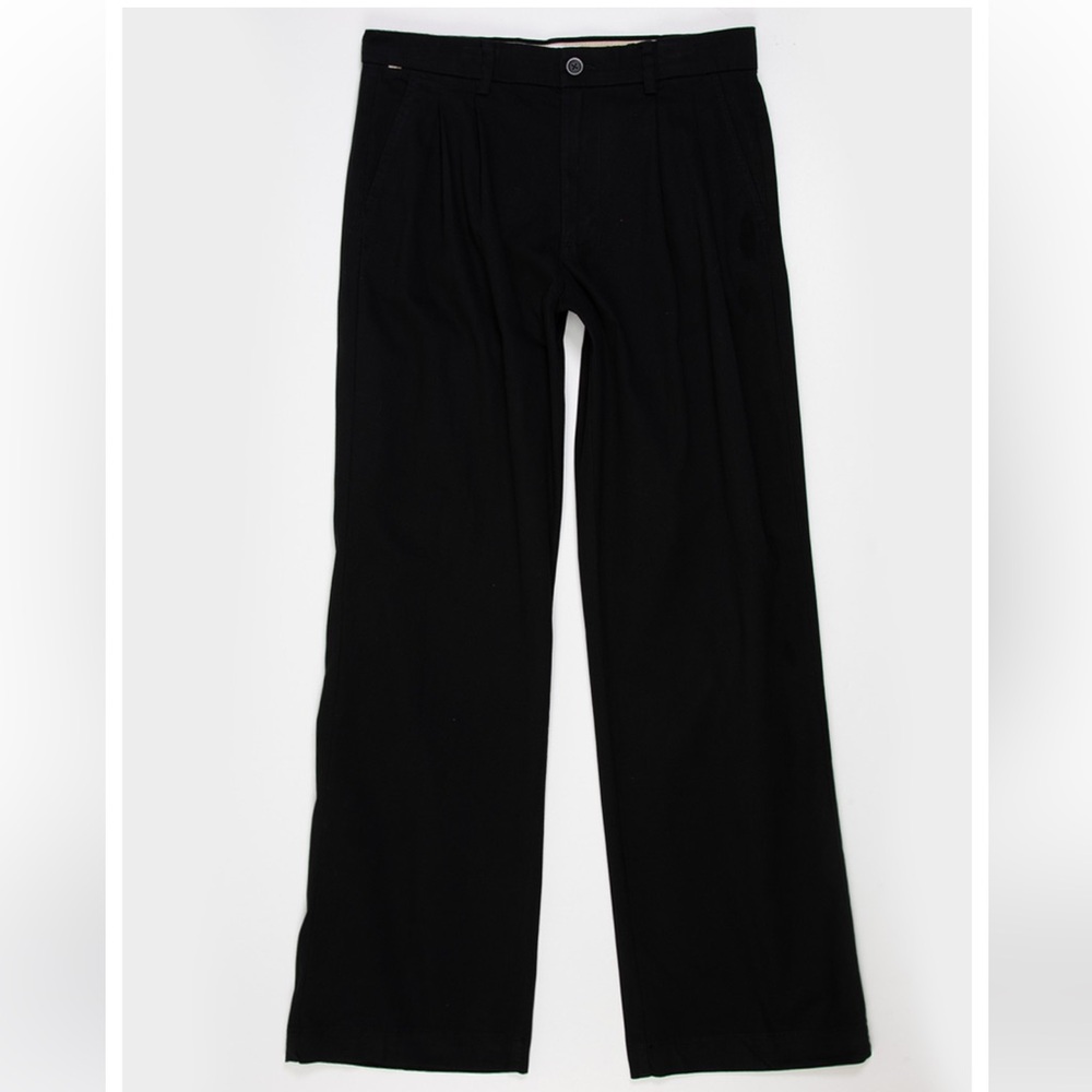 Jack & Jones Bill Carter Wide Leg Pleated Pants, Black, Size: 31x32